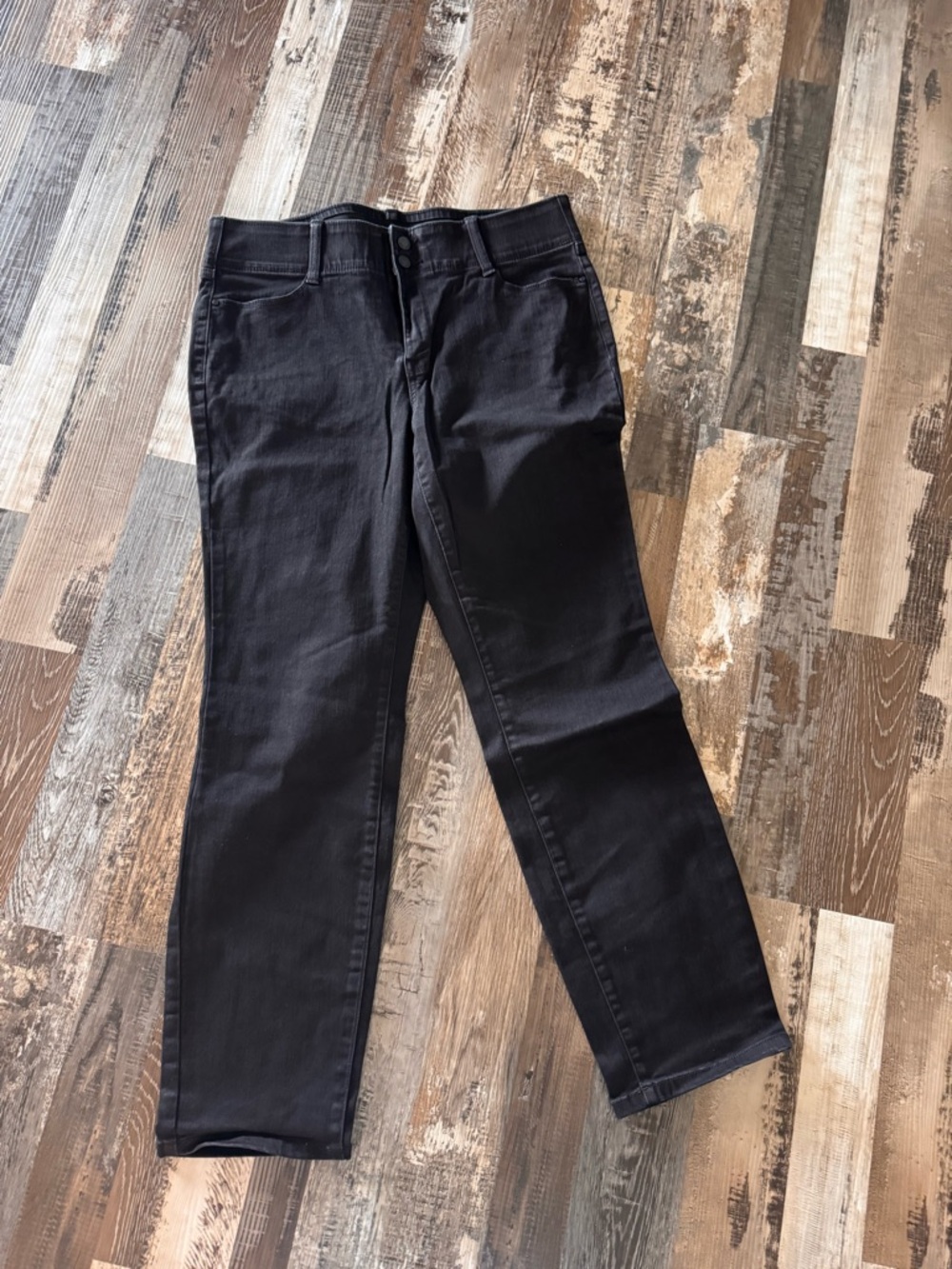 Nine West tummy control Black Straight-Leg Jeans